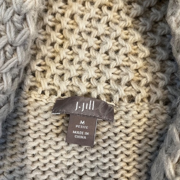 J. Jill Sweater Vest - Oatmeal, Size M - Picture 11 of 12